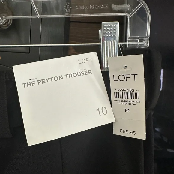 LOFT Classic Black Peyton Trousers - Picture 2 of 6